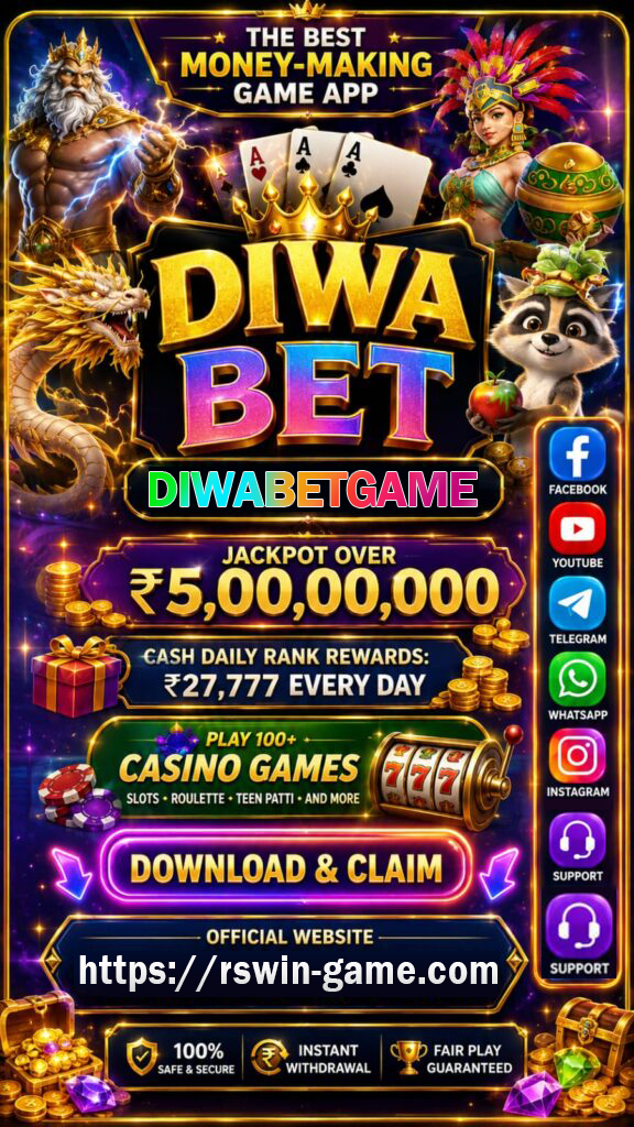 Diwa Bet Game Android app, rummy, Teen Patti, sports markets, and slot reels and account guide for India