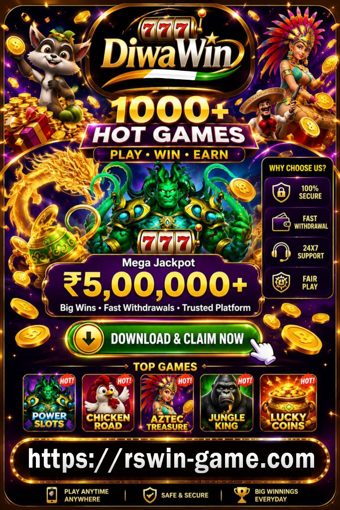 Diwa Win Android app, rummy, Dragon Tiger, cricket play, and slot reels and account guide for India