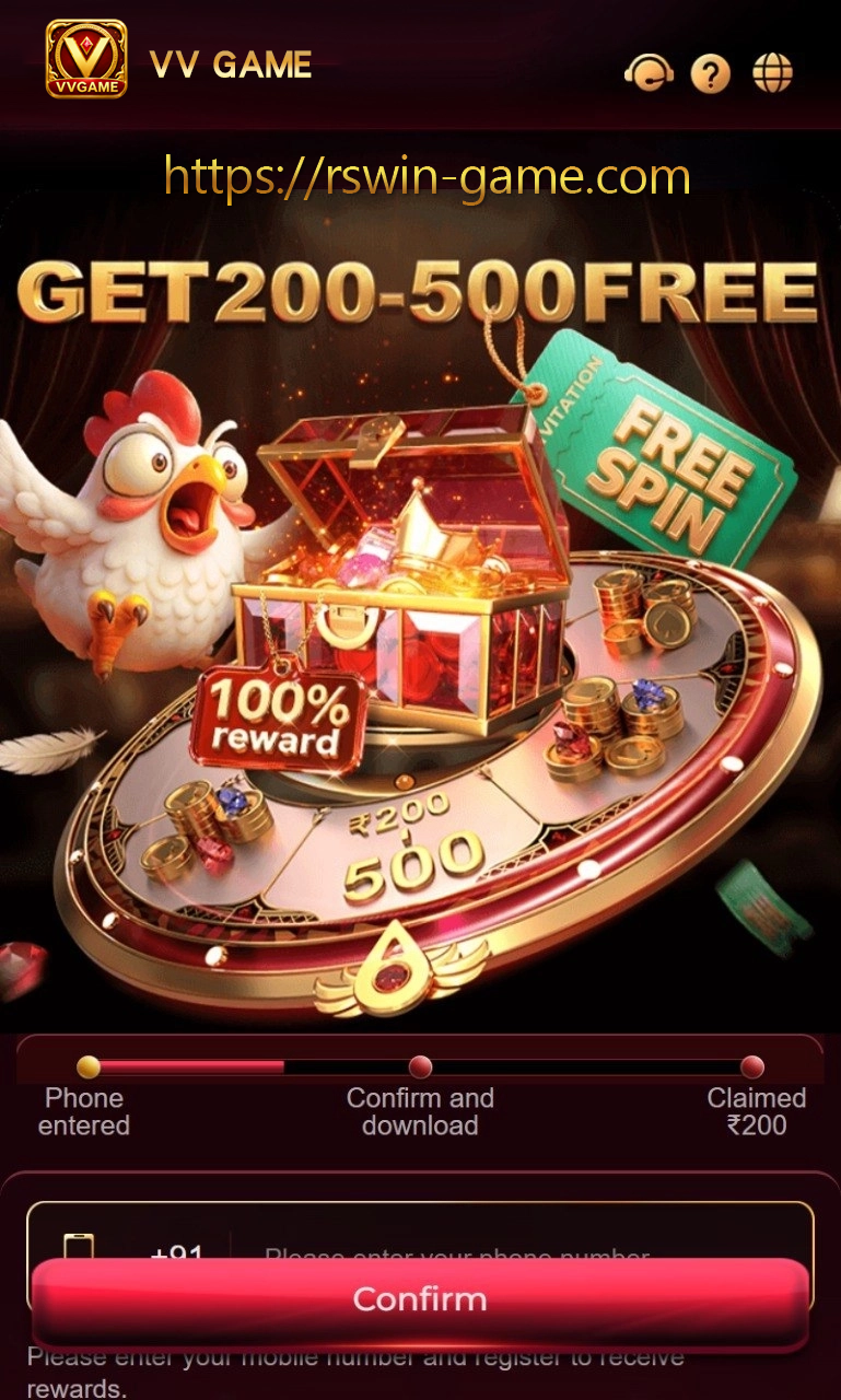 VV Game Android lobby with rummy card events and player leaderboards